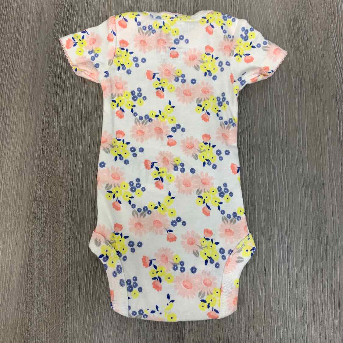 Size Preemie White Print Simple Joys Bodysuit - OodlesCB