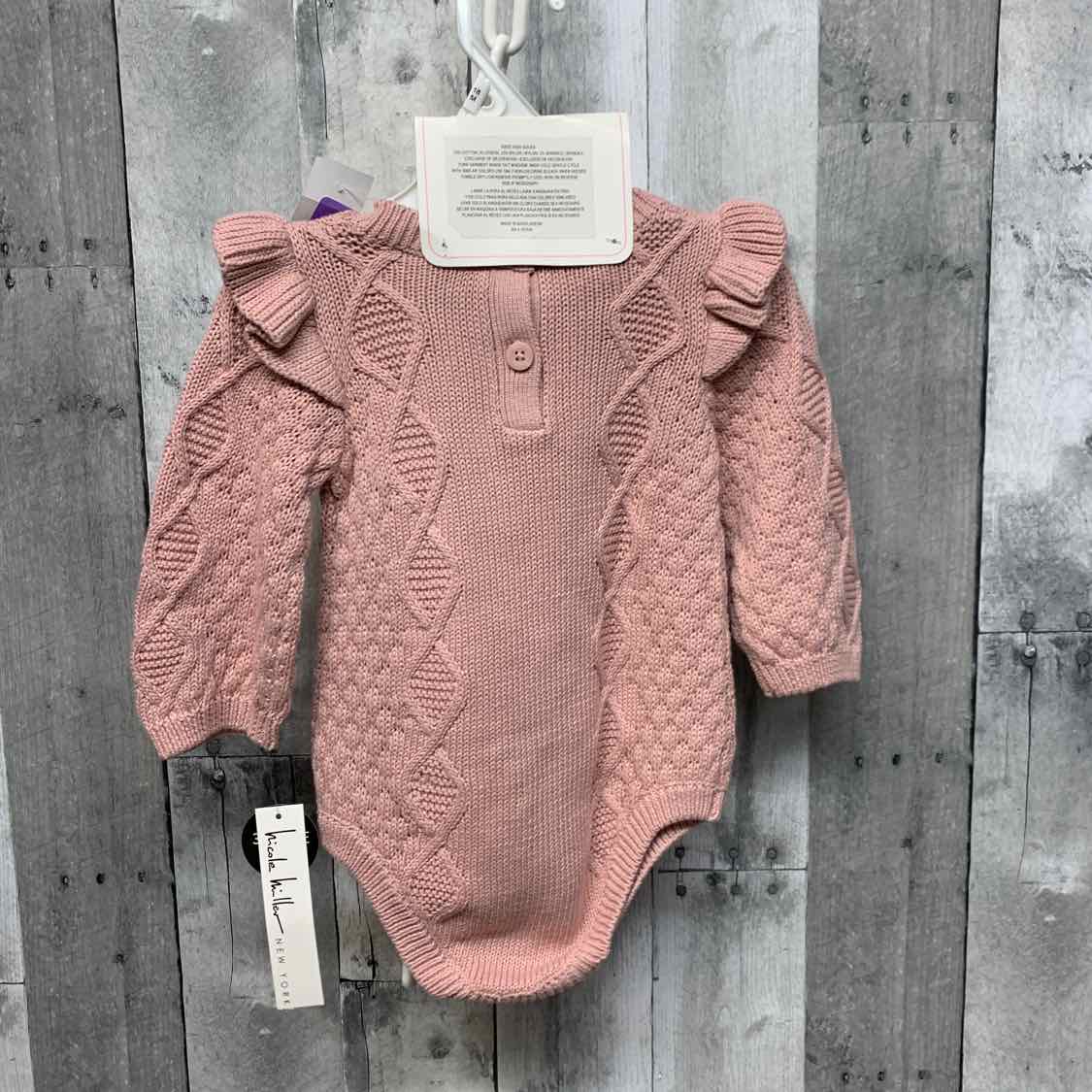 Size 18 Months Pink Nicole Miller Bodysuit