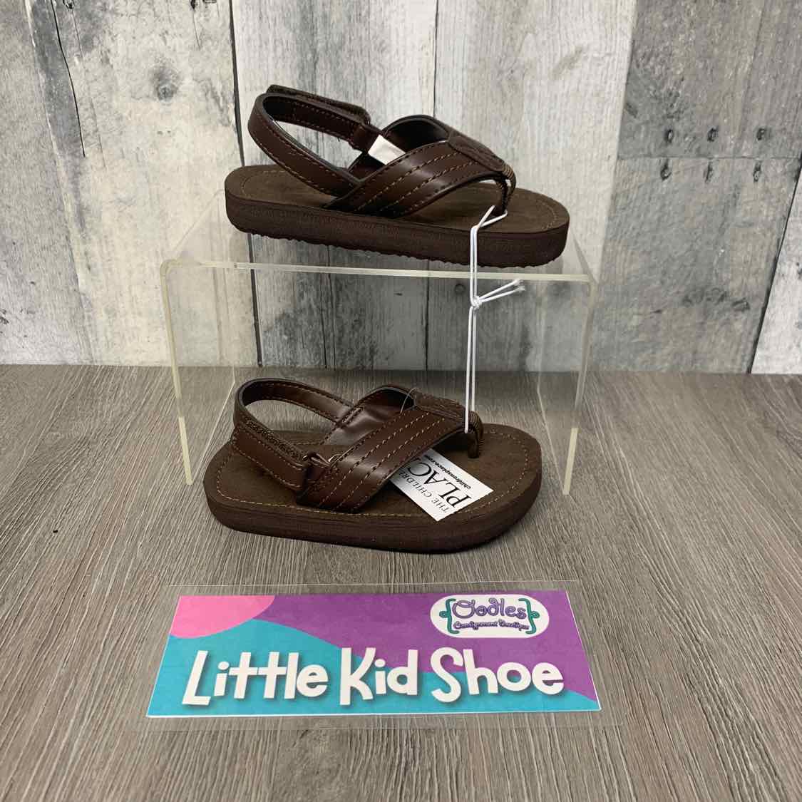 Size 6/7 Brown Children's Place Flip Flops