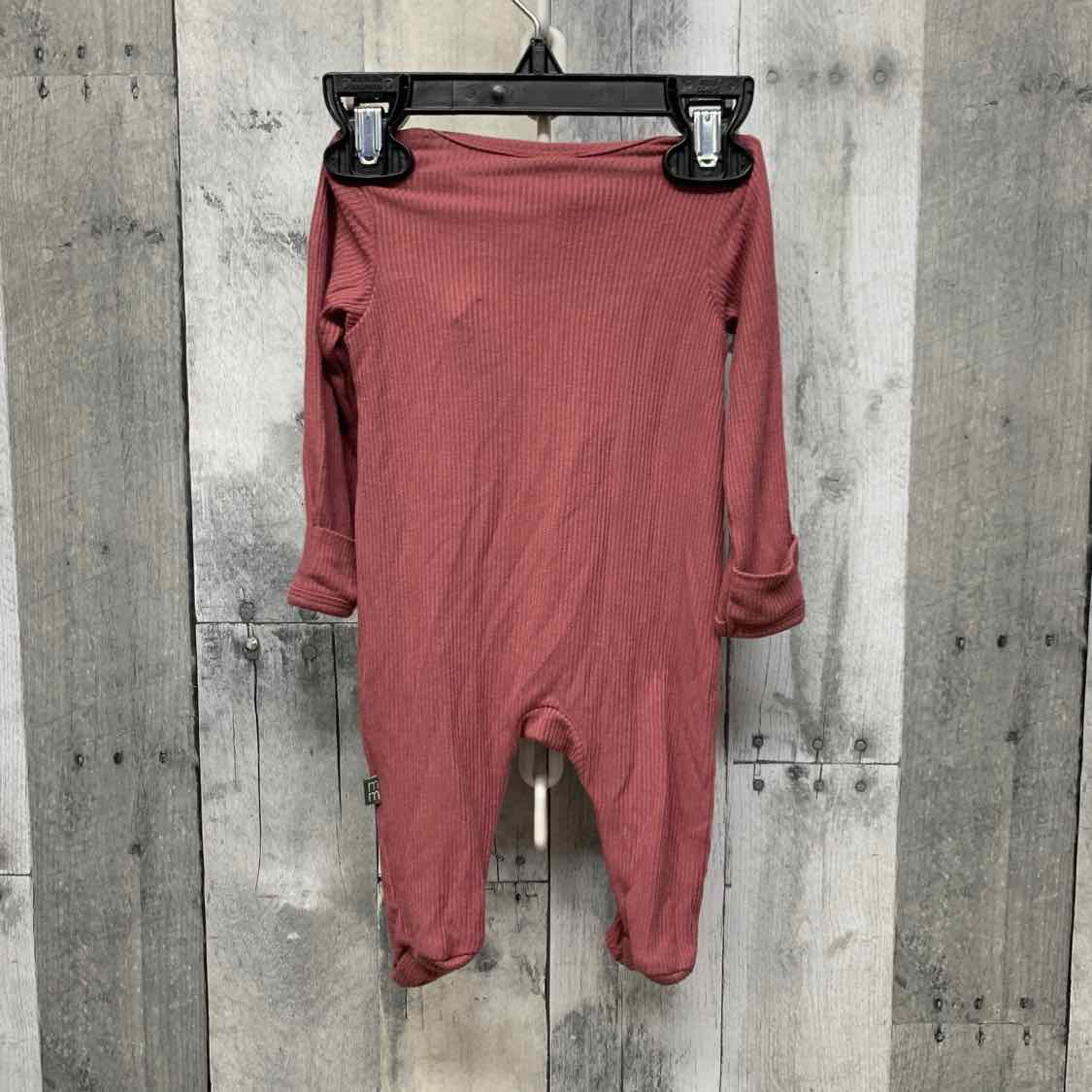 Size Newborn Pink Modern Moments by Gerber Footy PJs