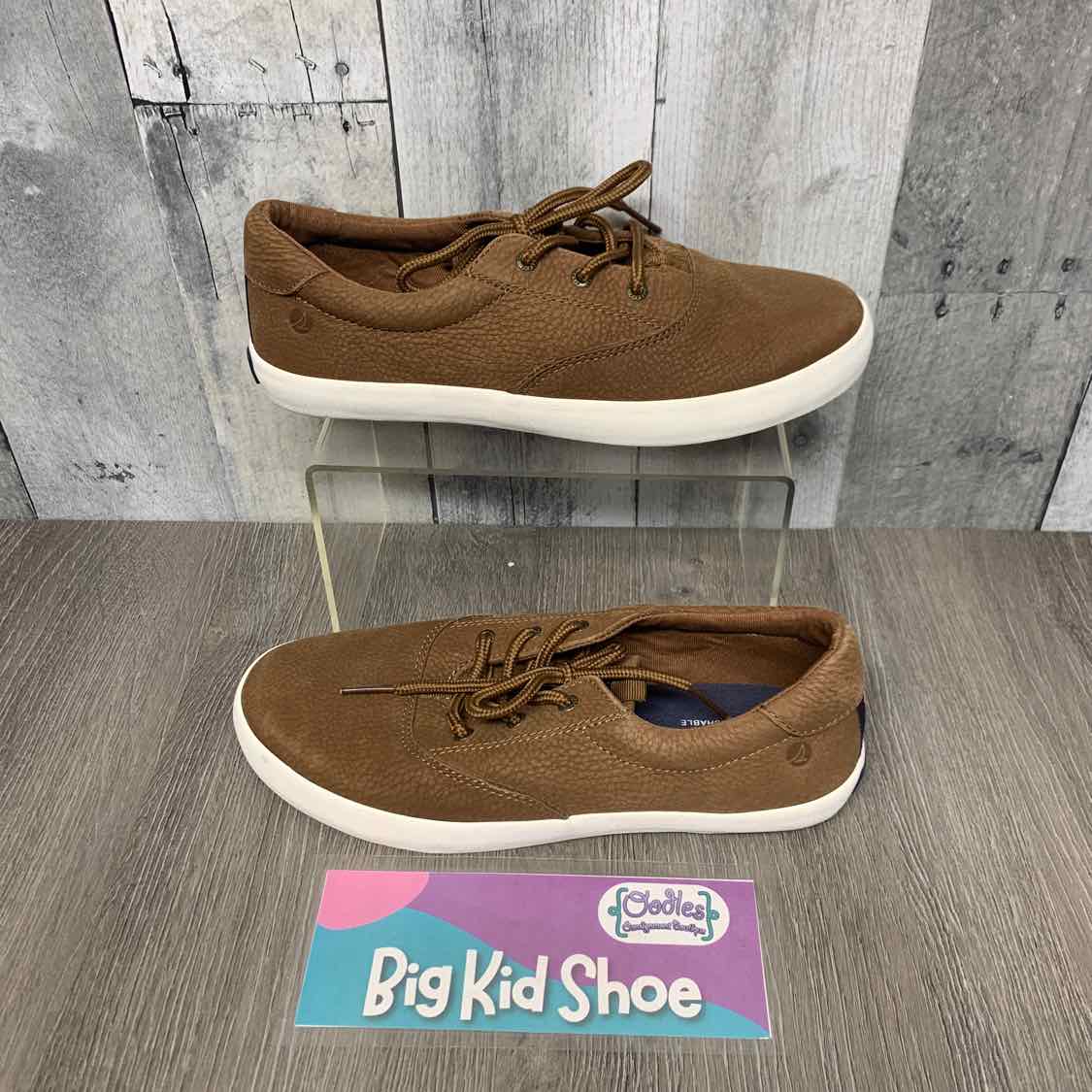 Size 4 Brown Sperry Sneakers