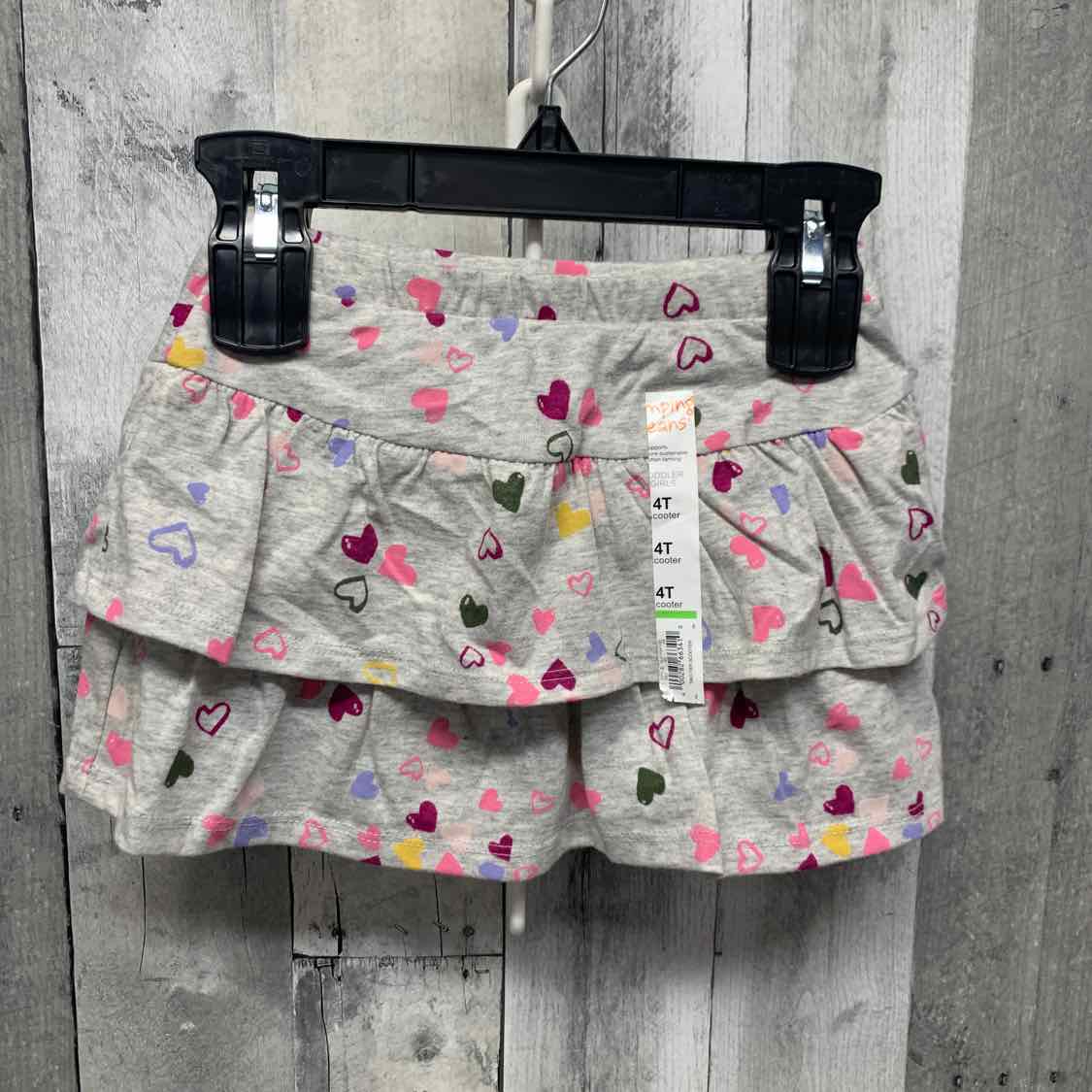 Size 4T Gray Graphic Jumping Beans Skirt - Athletic - OodlesCB