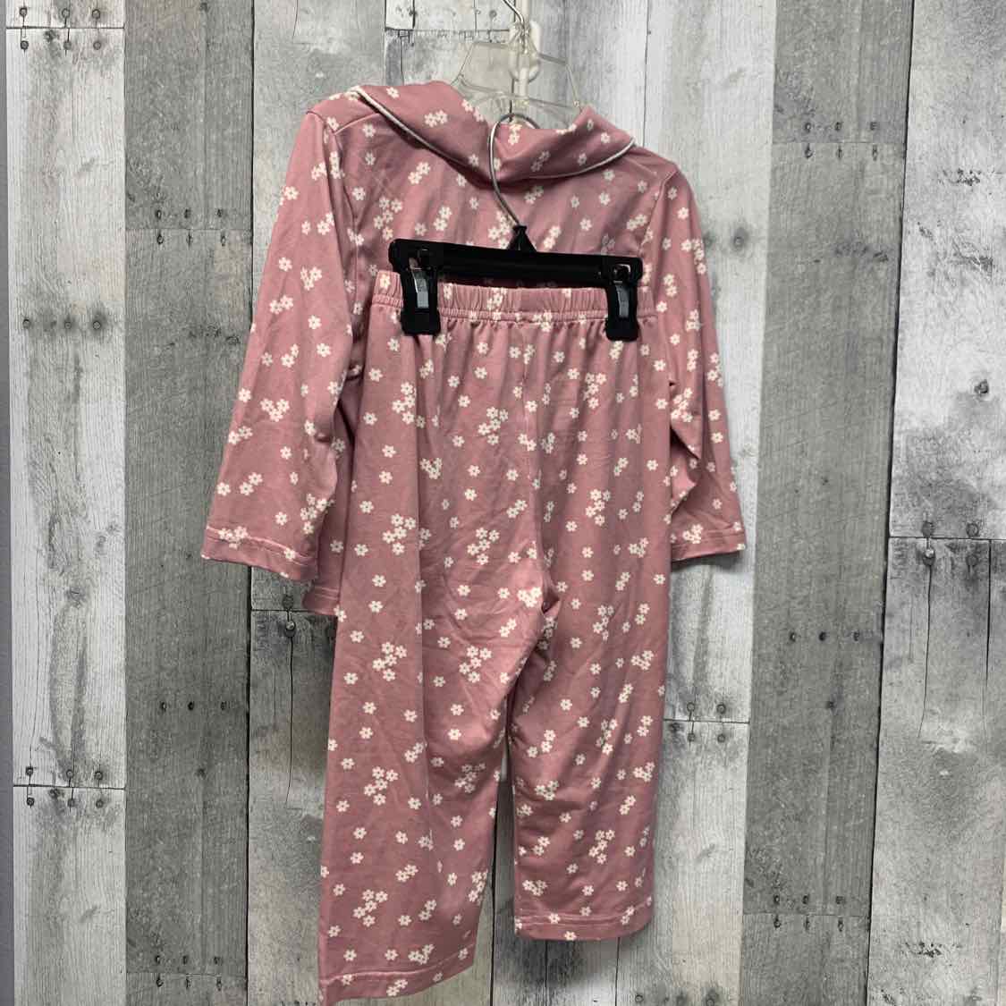 Size 24 Months Pink Floral Print Jessica Simpson 2pc PJs