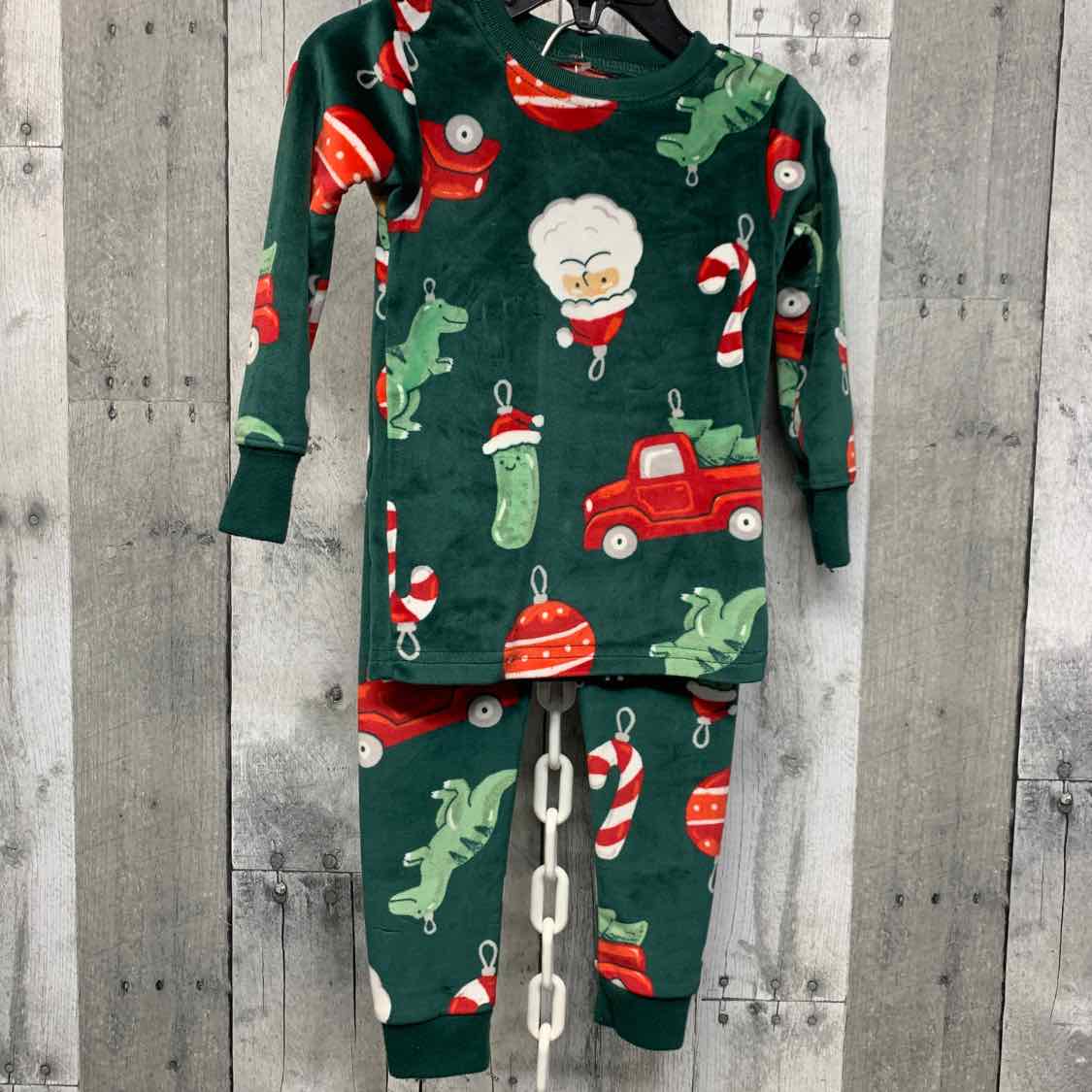 Size 18 Months Green Graphic Child of Mine 2pc PJs
