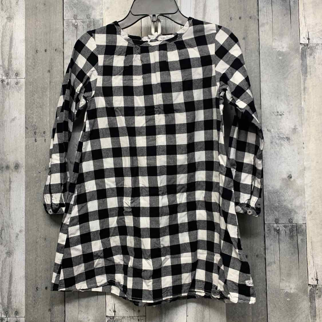 Size 8 Black Ruffle Butts Dress