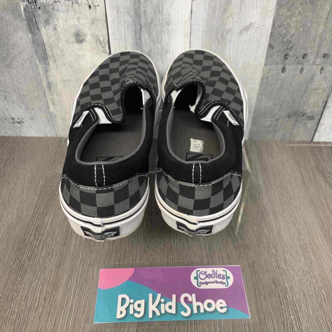 Size 6.5 Black/Gray Vans Sneakers