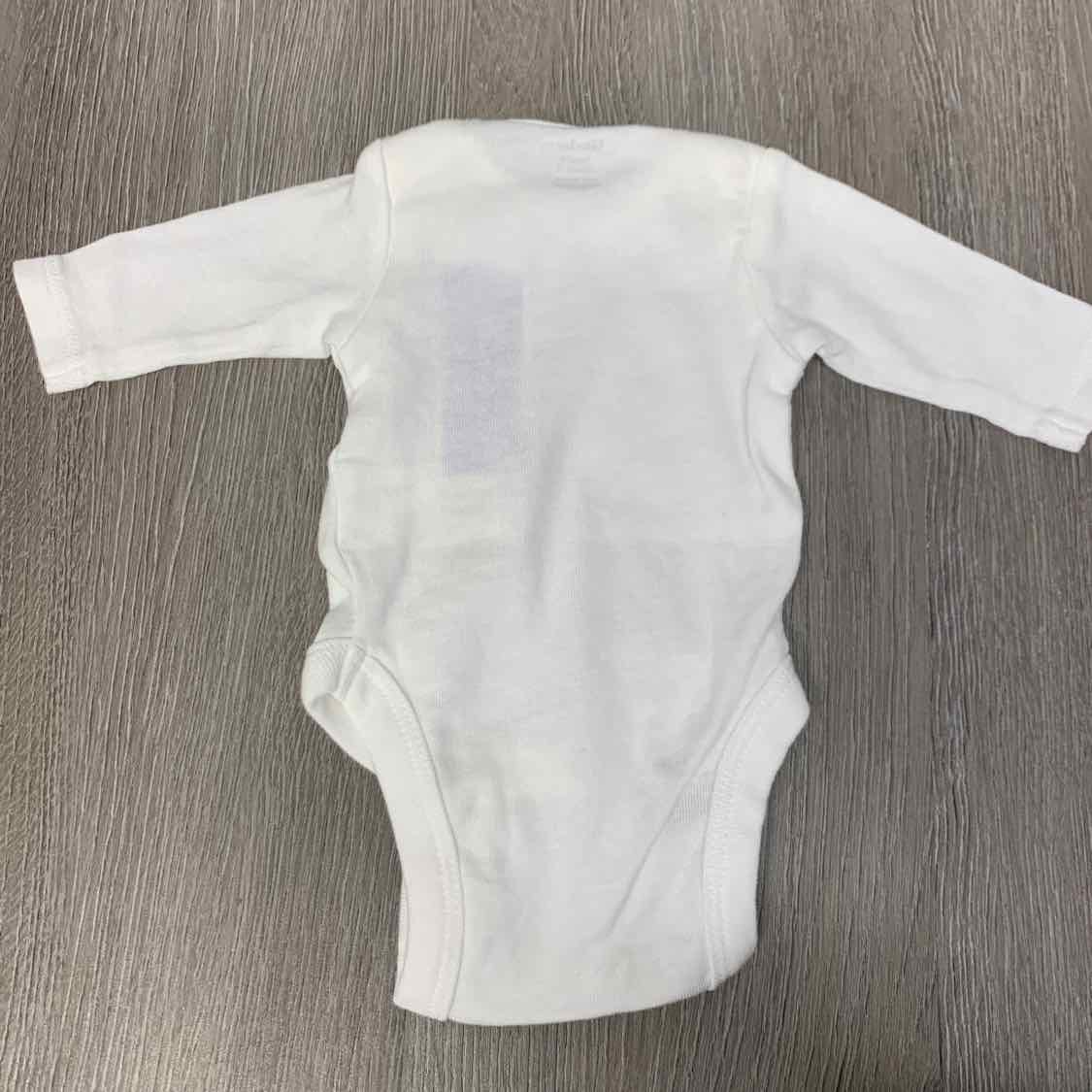 Size Preemie White Gerber Bodysuit