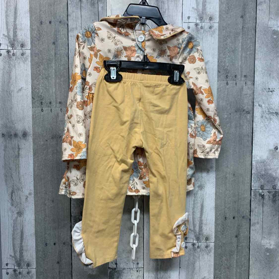 Size 2 Tan/Brown Boutique Brand Shirt/Pants