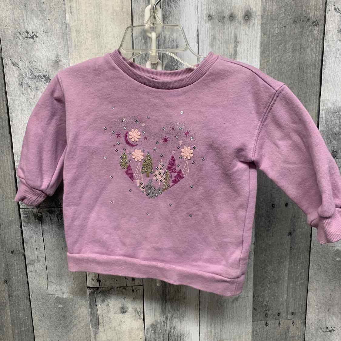 Size 12 Months Purple/Silver Carter's Pull Over