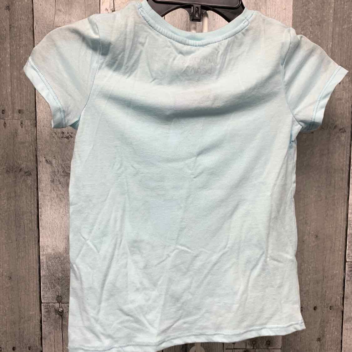 Size 5T Blue Graphic Jumping Beans T Shirt