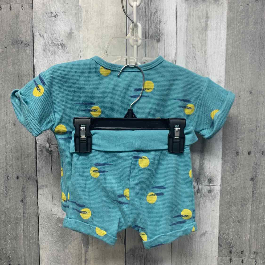 Size 6-9 Months Blue/Yellow Carter's Shirt/Shorts