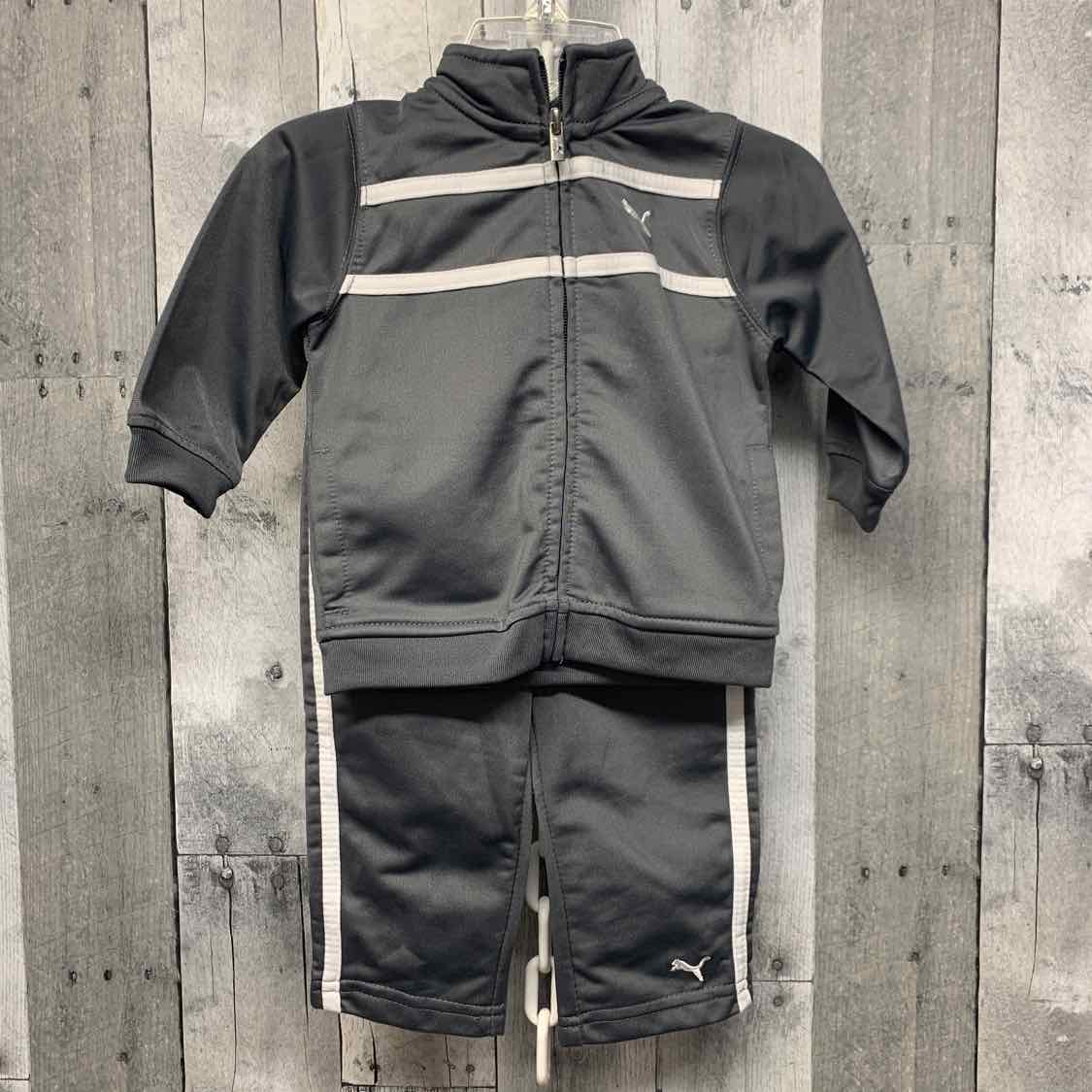 Size 6-9 Months Gray Puma Jacket/Pants