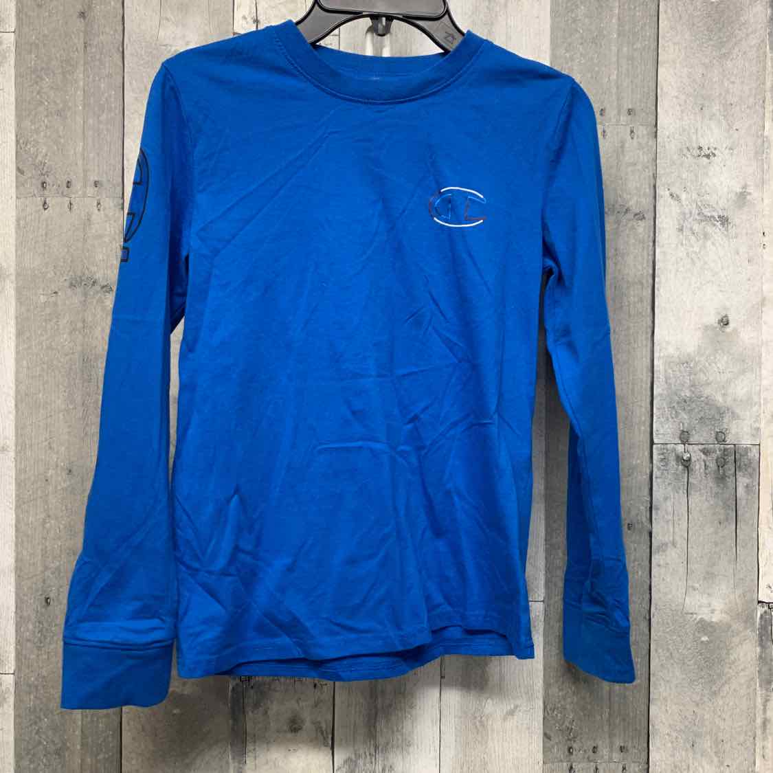 Size Medium Blue Champion Long Sleeve Shirt