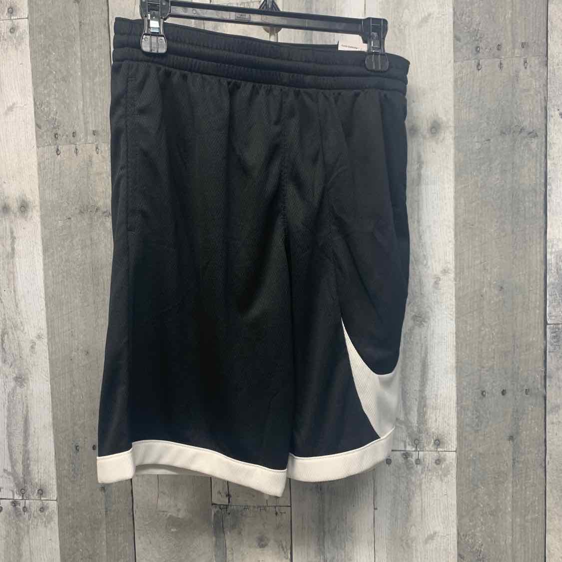 Size Large Black/White Sport Brand Shorts - Athletic
