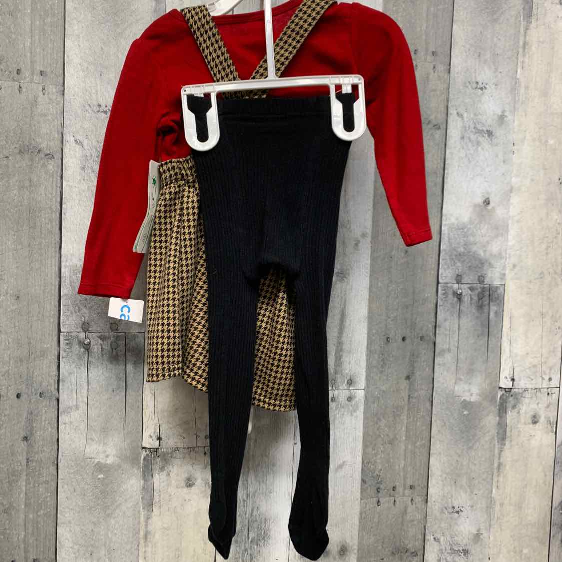 Size 18 Months Red/Brown Carter's Shirt/Skirt