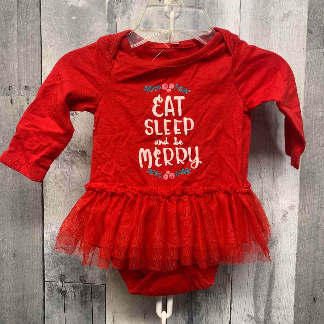 Size 0-3 Months Red Graphic Cat & Jack Romper