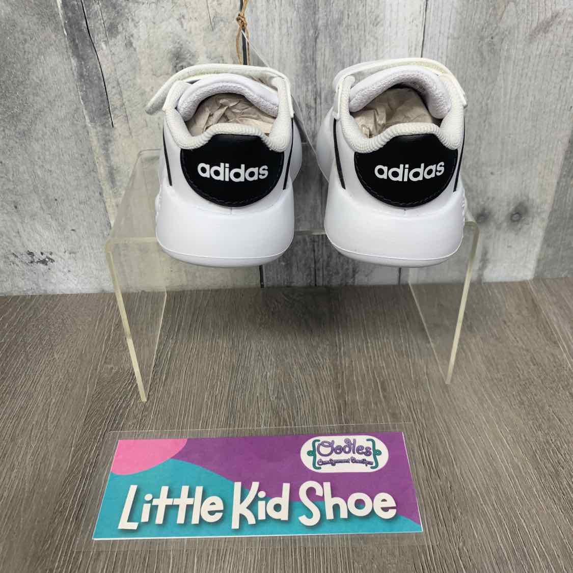 Size 4 White/Black Sport Brand Sneakers
