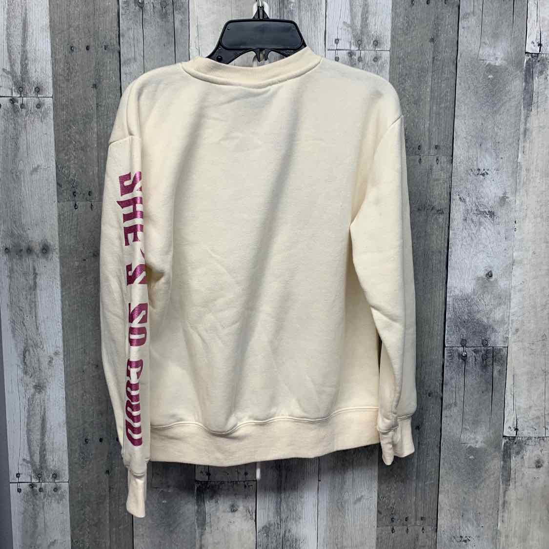 Size 10/12 White Graphic B Brand Sweat Shirt