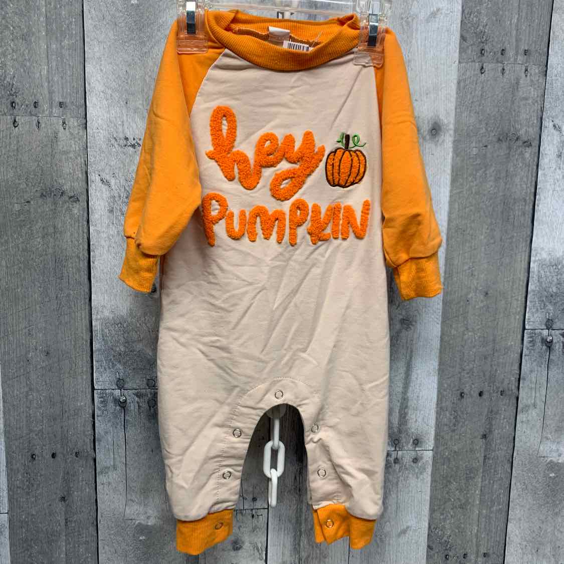 Size 3-6 Months Tan/Orange Mid Brand Romper
