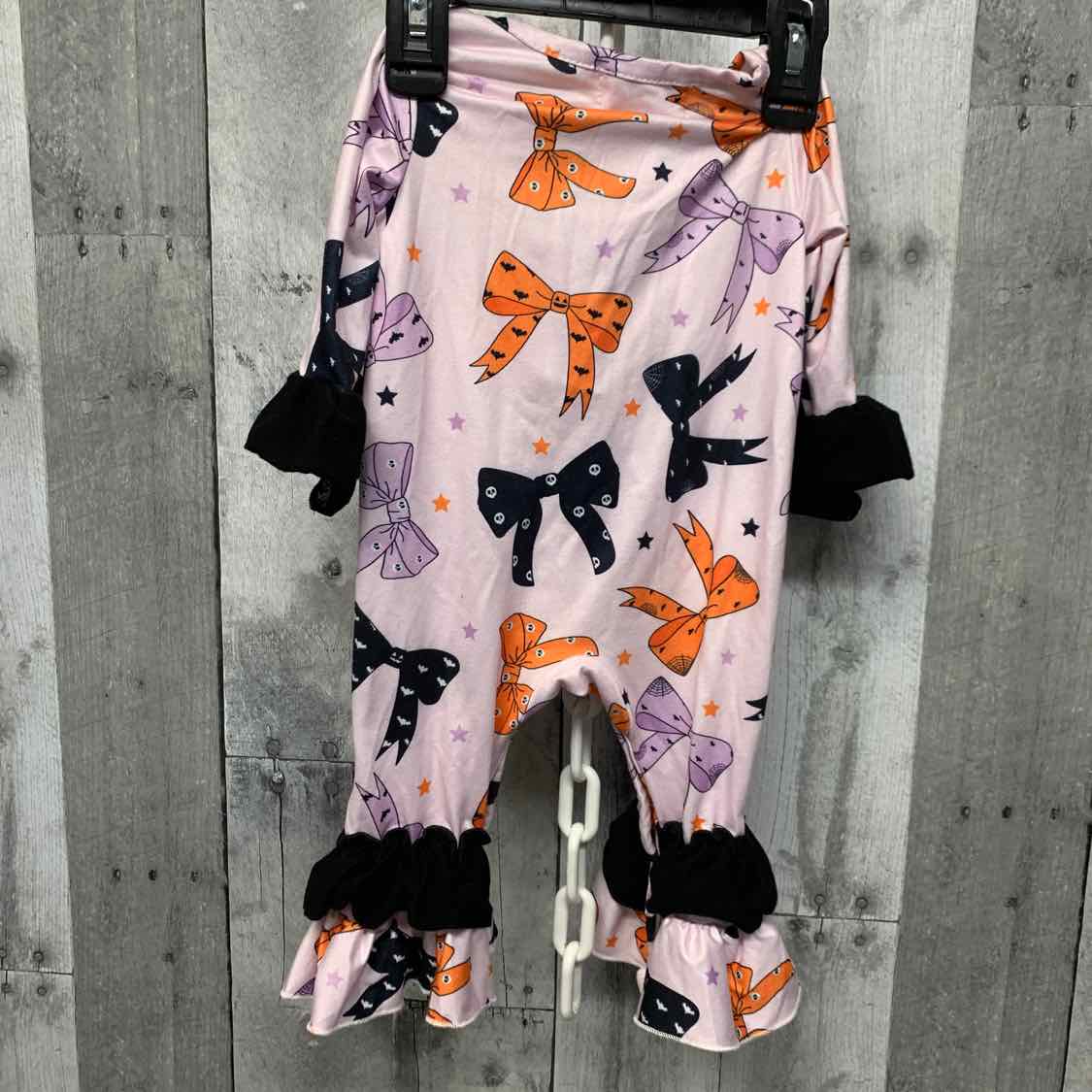 Size 0-3 Months Purple Print Name Brand Romper
