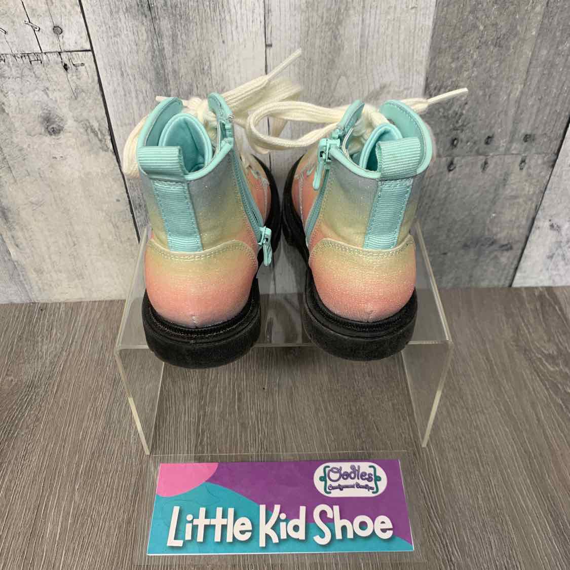 Size 6 Blue/Yellow Cat & Jack Boots