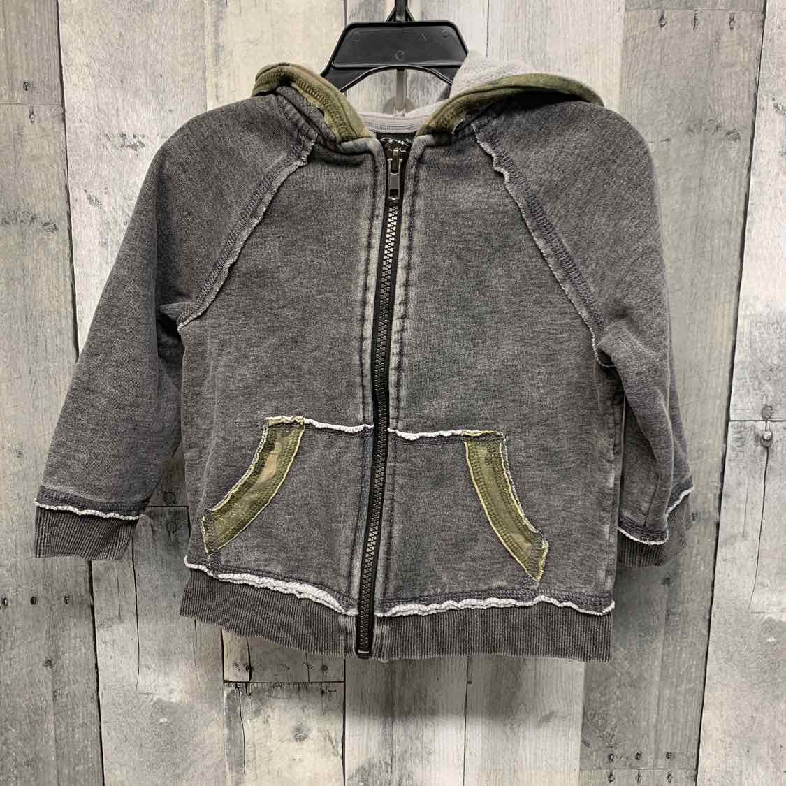 Size 2T Gray/Green Art Class Light Jacket
