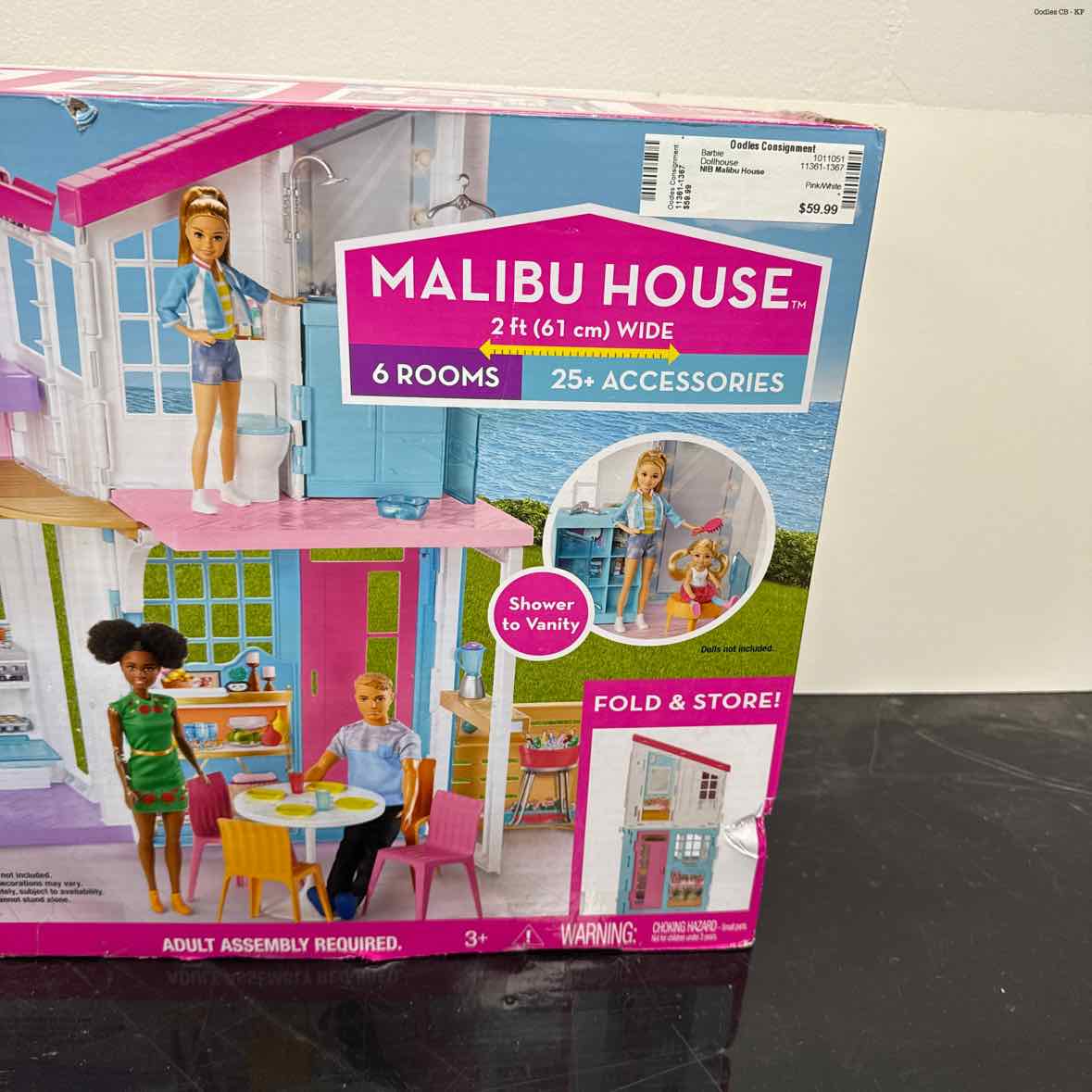 Barbie Pink/White Dollhouse