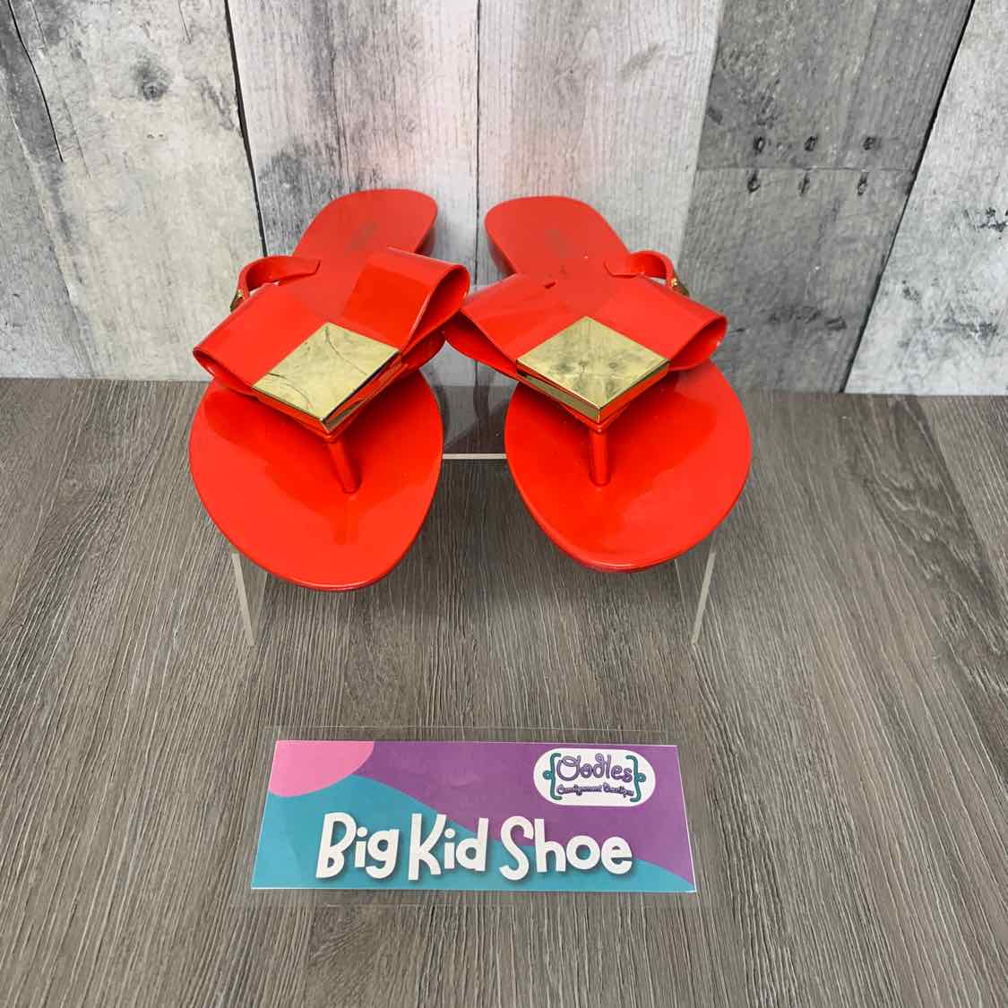 Size 5 Red Mini Melissa Sandals - OodlesCB