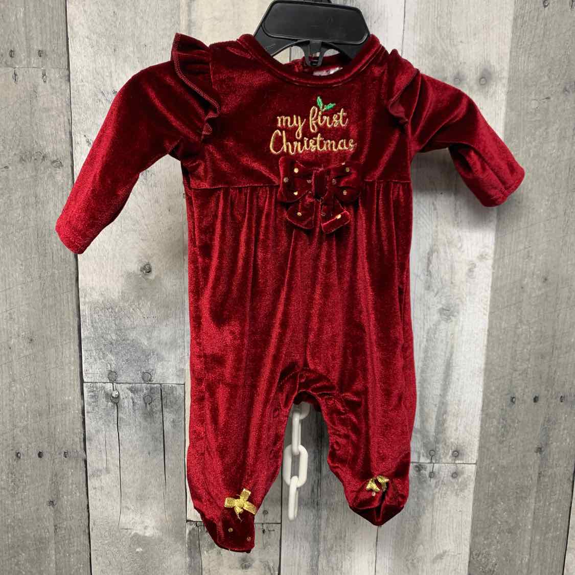 Size Newborn Red Baby Starters Romper