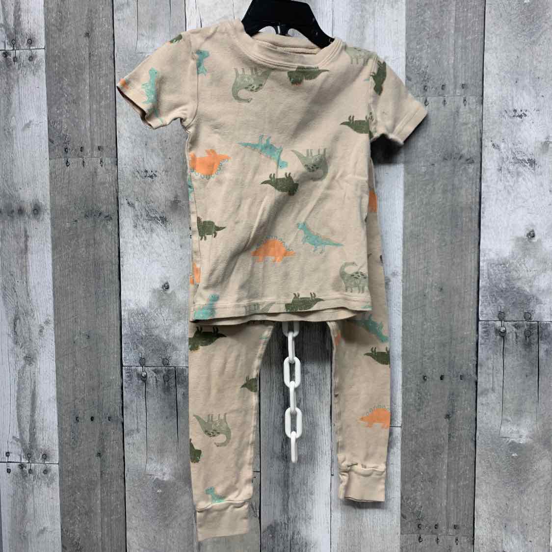 Size 3T Tan Print Carter's 2pc PJs