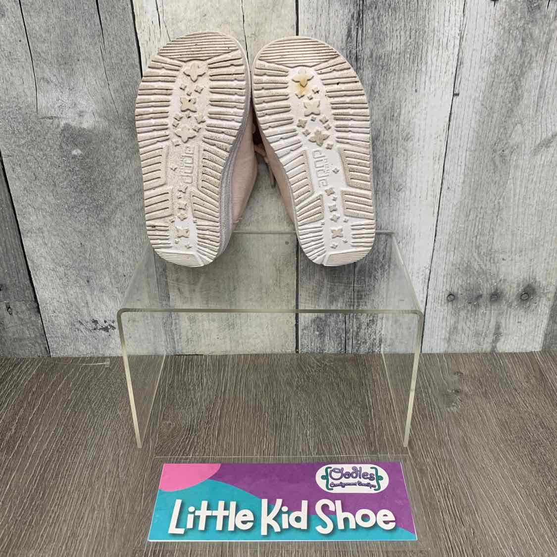 Size 5 Pink/White Hey Dude Loafers