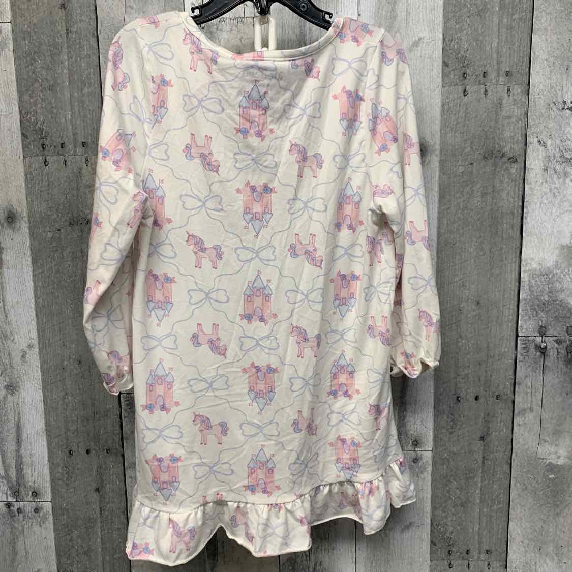Size 3T White Print Mid Brand Nightgown