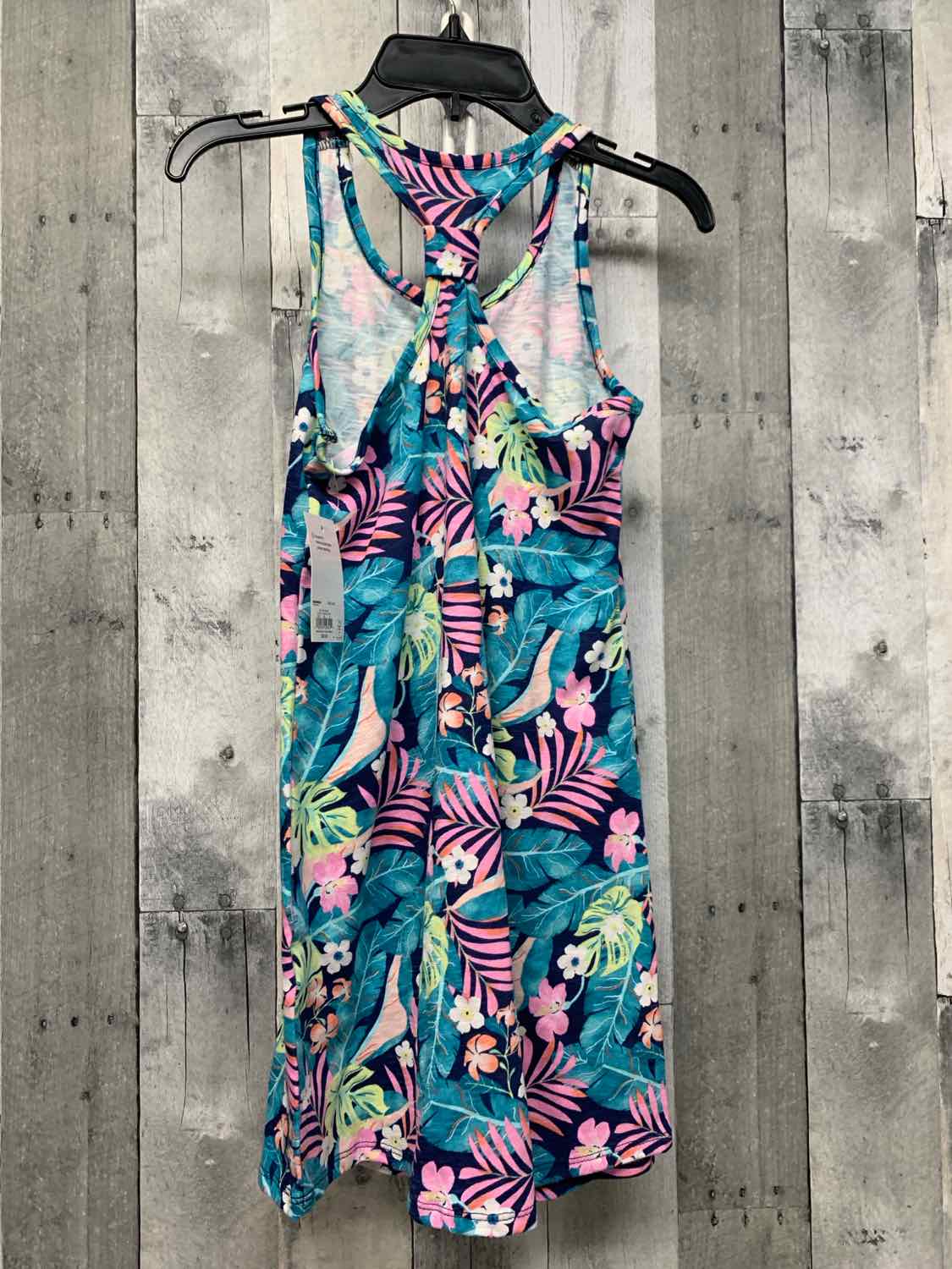Size 8 Teal/Pink SO Dress - Knit