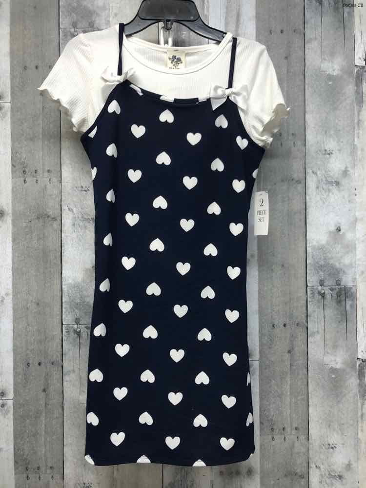 Size 12 Navy/White Lily Bleu 2pc Dress