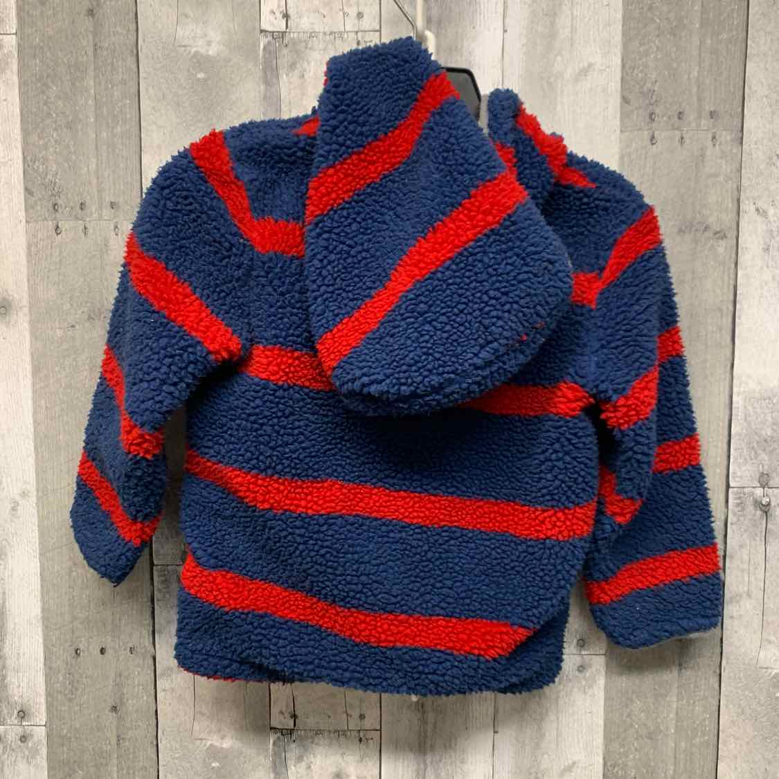 Size 4/5 Navy/Red Mini Boden Heavy Jacket