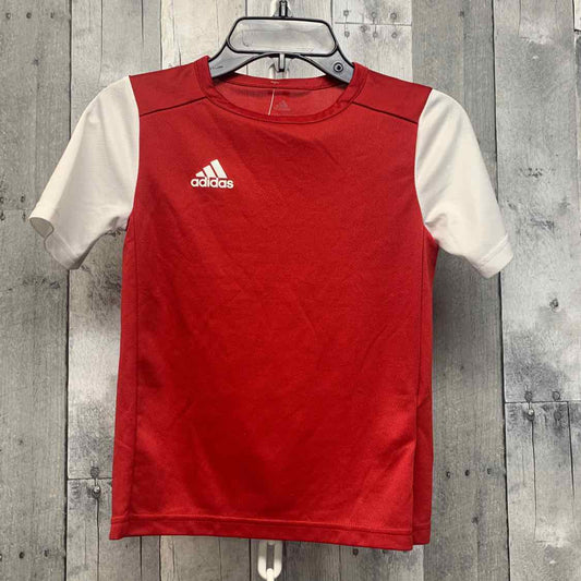 Size 7/8 Red/White Sport Brand T Shirt