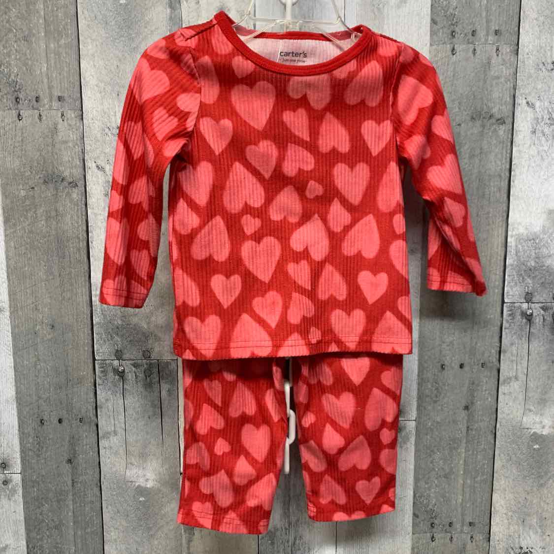 Size 18 Months Red/Pink Carter's 2pc PJs