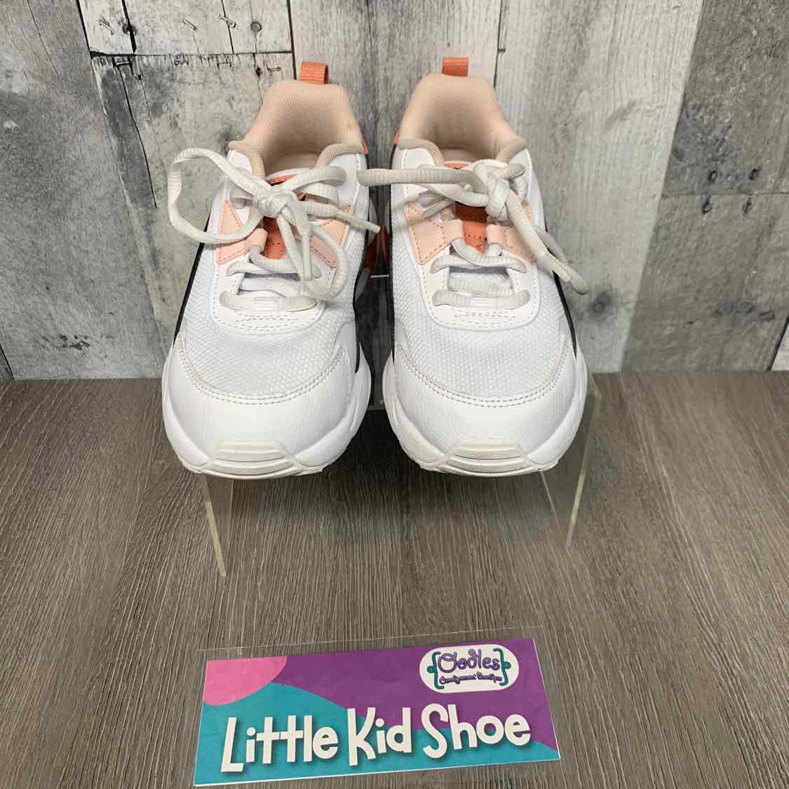 Size 12 White/Pink Puma Sneakers