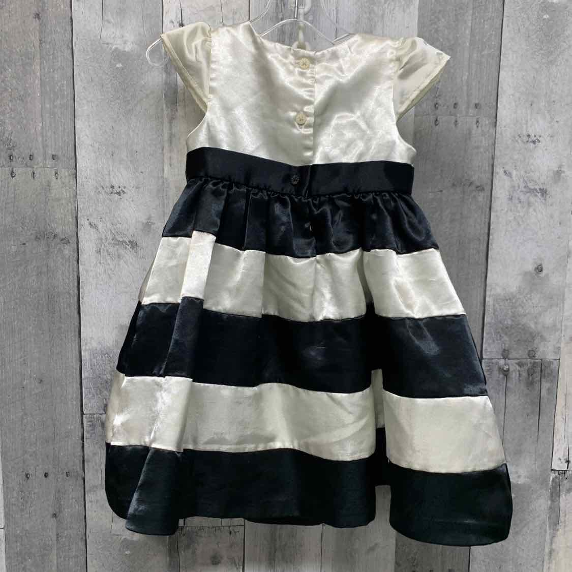 Size 18-24 Months White/Black Gymboree Dress - Party