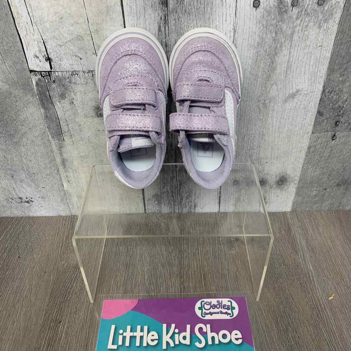 Size 5 Purple/White Vans Sneakers