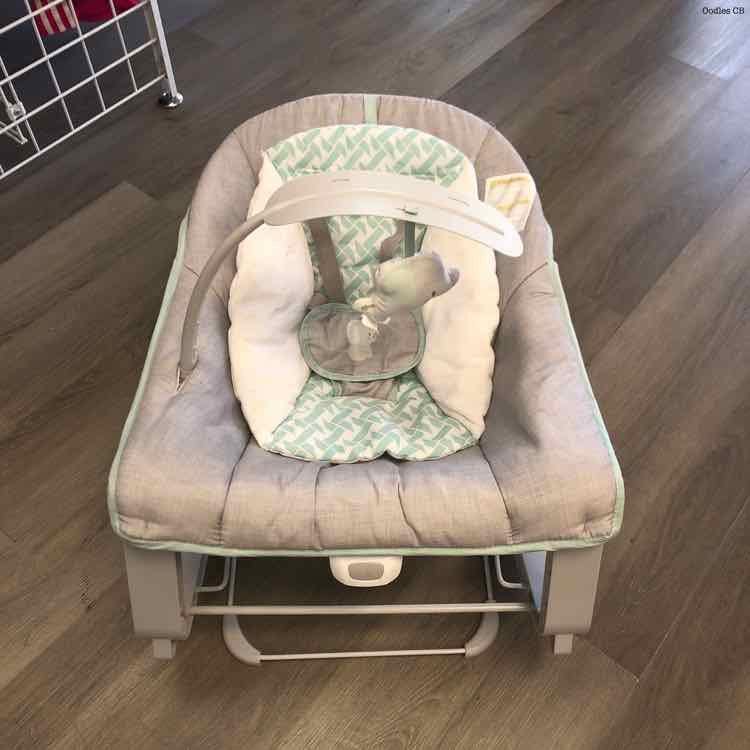 Ingenuity Gray/Teal Rocker