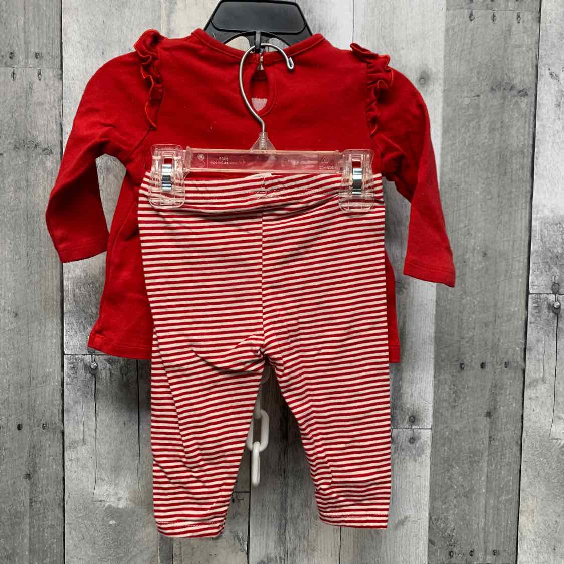Size 9 Months Red Starting Out Shirt/Pants