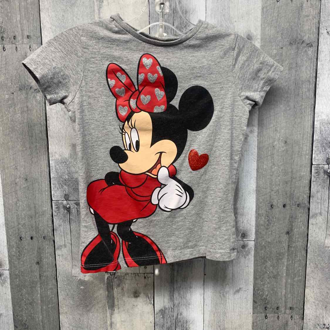 Size 5T Gray/Red Disney T Shirt