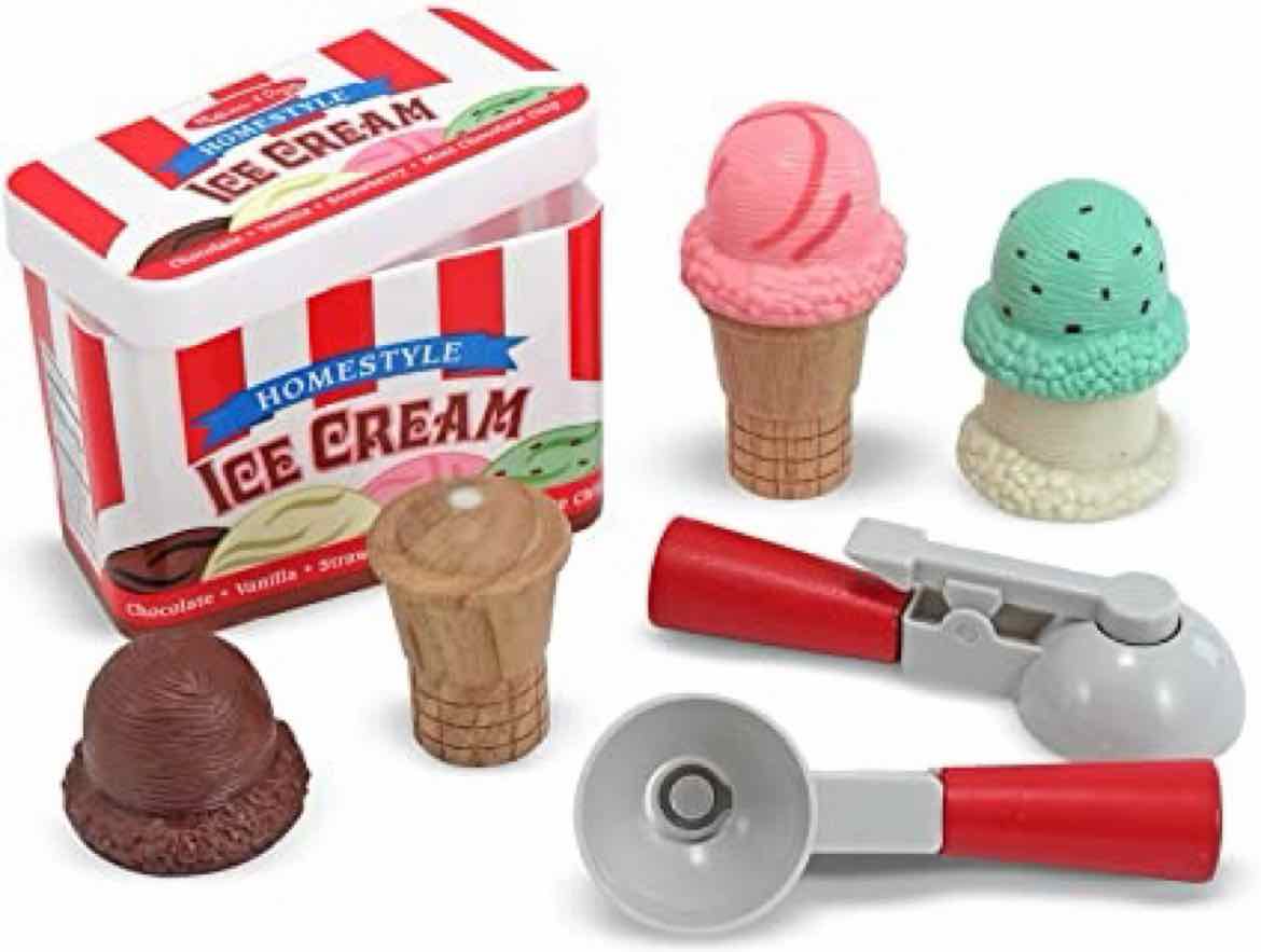 Melissa & Doug Scoop & Stack Ice Cream Cone Playset