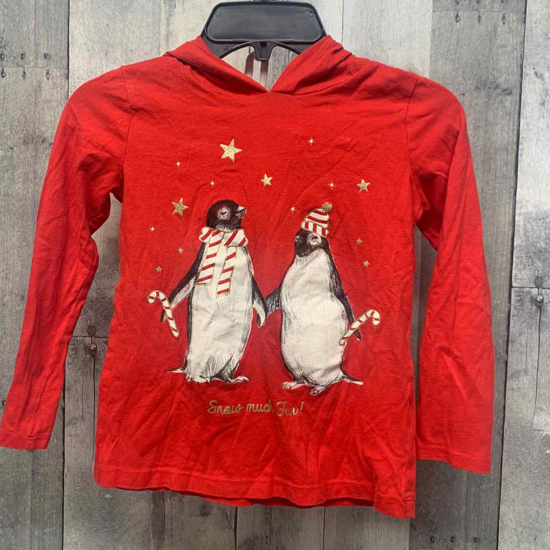 Size 6/6X Red Graphic Carter's Long Sleeve Shirt