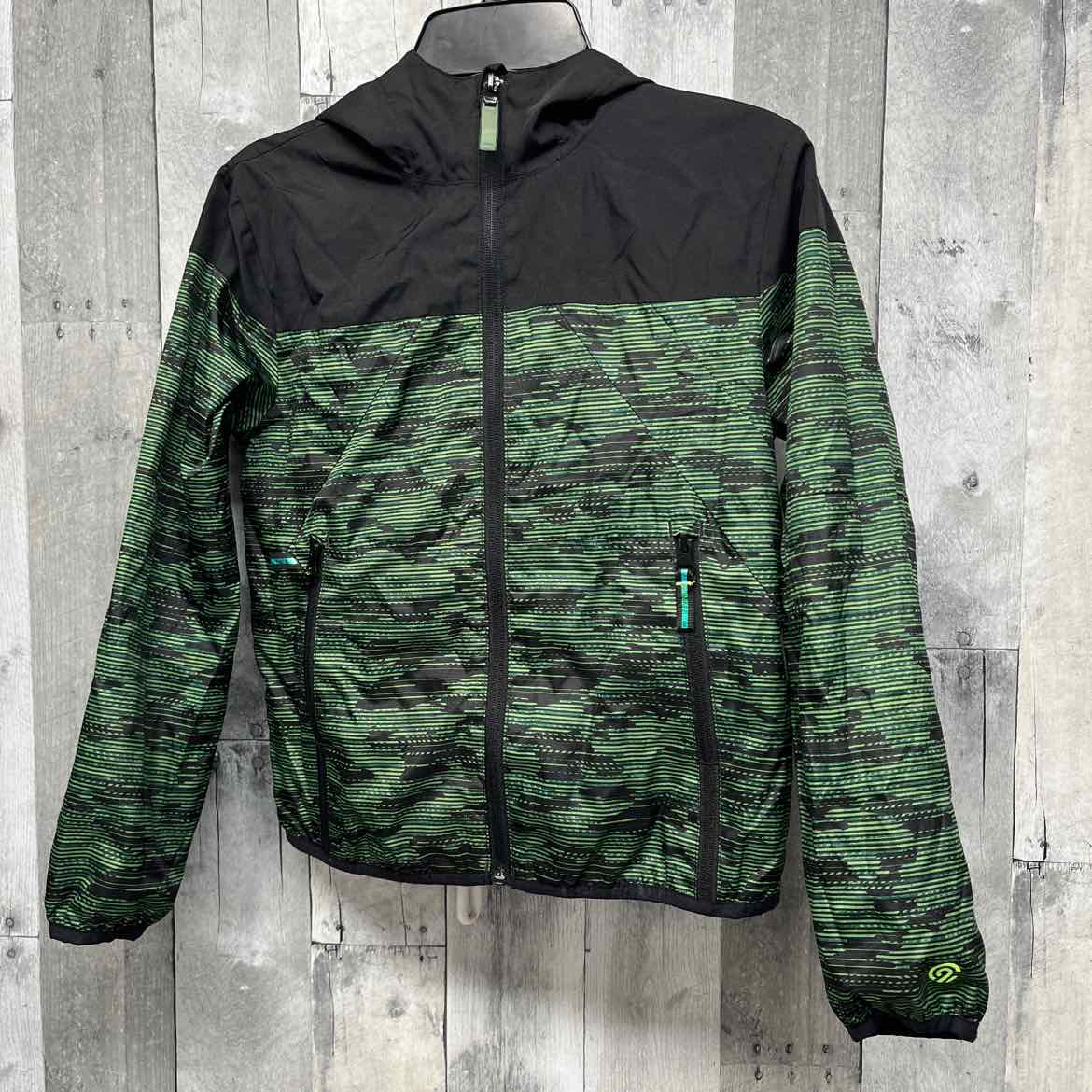 Size Small Black/Green Champion Light Jacket