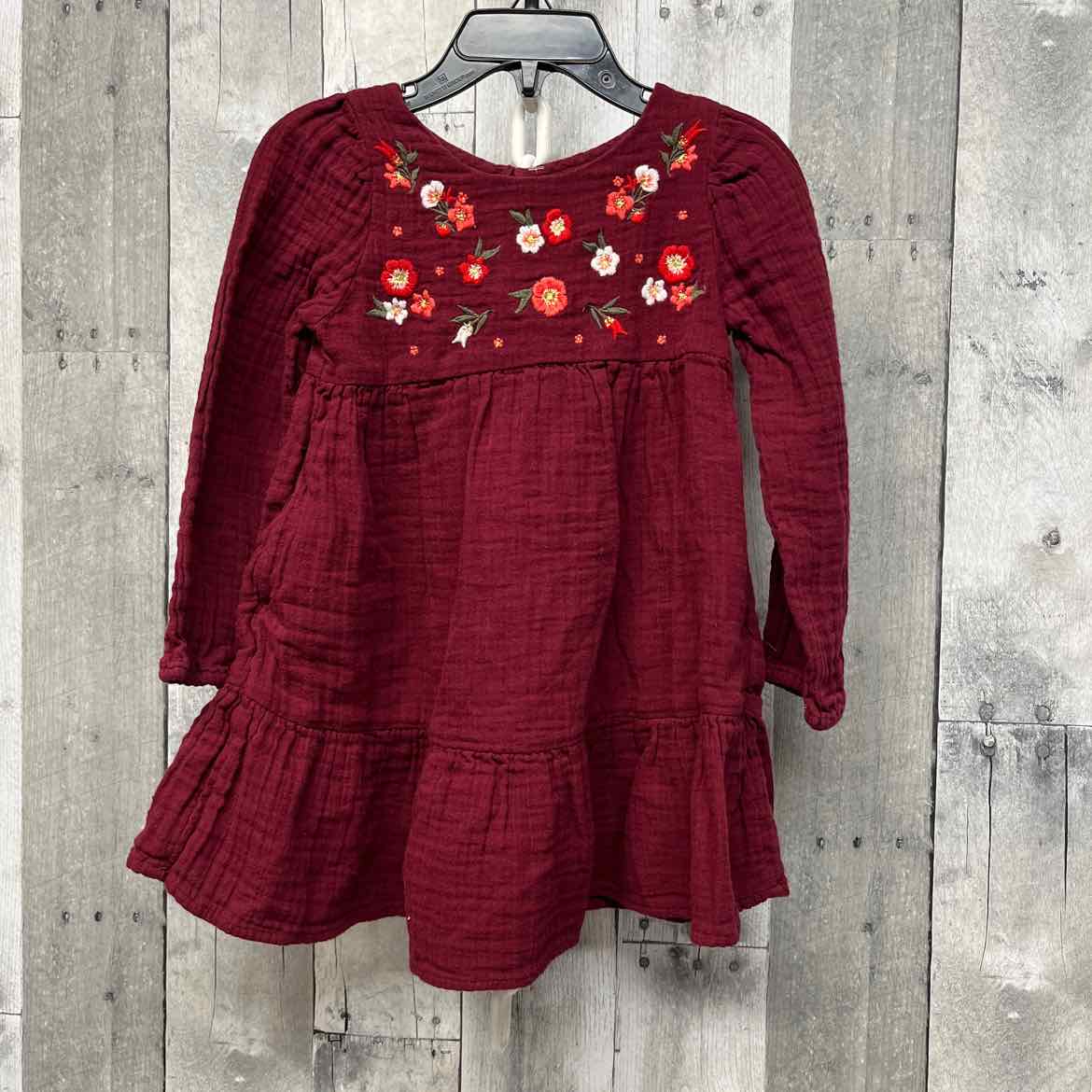 Size 3T Burgundy Cat & Jack Dress