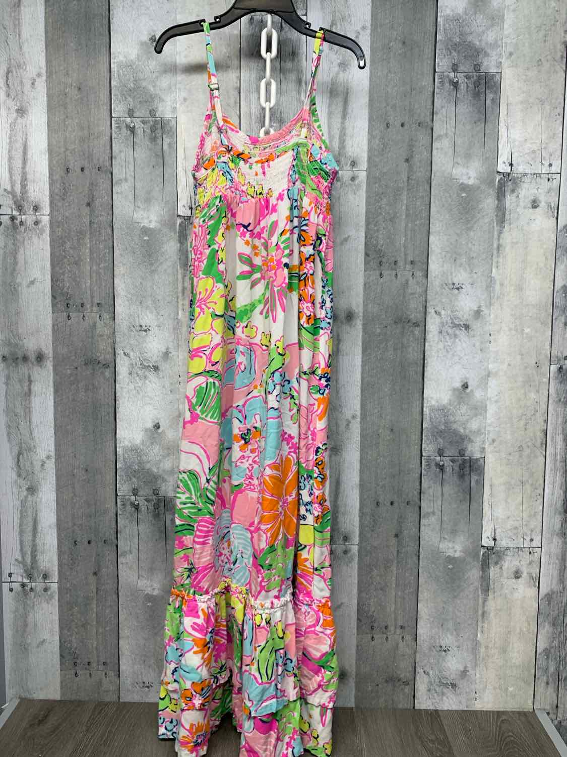 Size 7/8 Pink/Green Lilly Pulitzer Dress