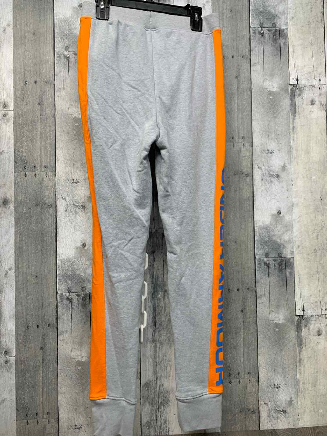 Size Large Gray/Orange Sport Brand Athletic Pants