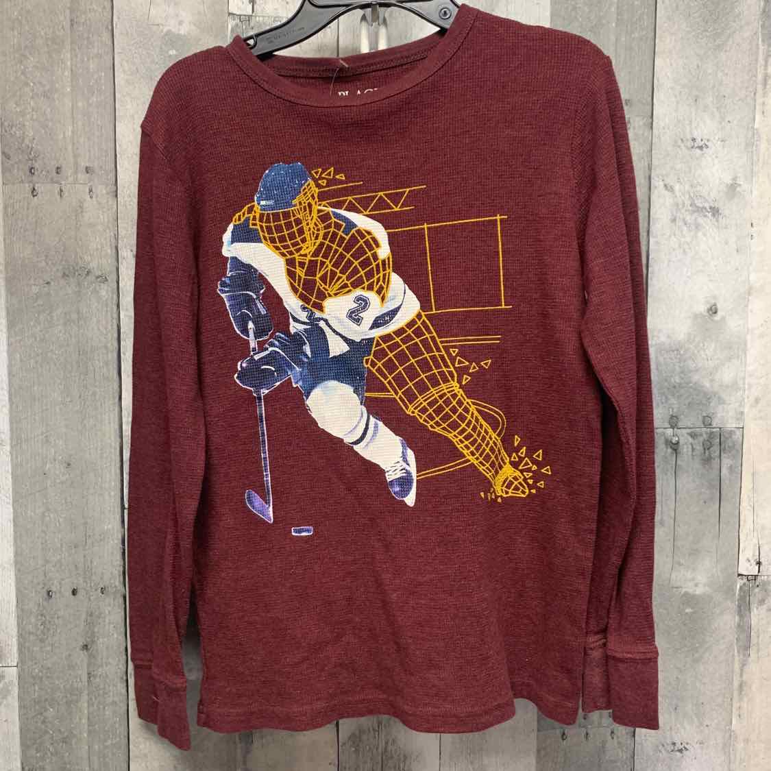 Size 10/12 Burgundy Children's Place Long Sleeve Shirt